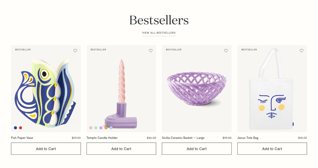 Bestsellers section from Octaevo