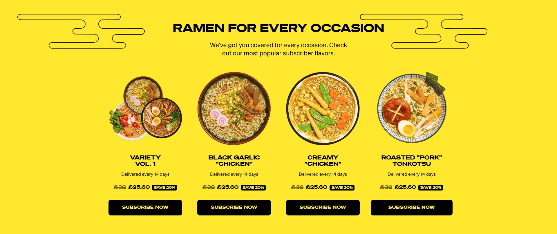 Screenshot of the Product Listing section