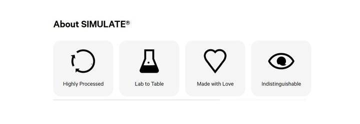 Screenshot of the Features section