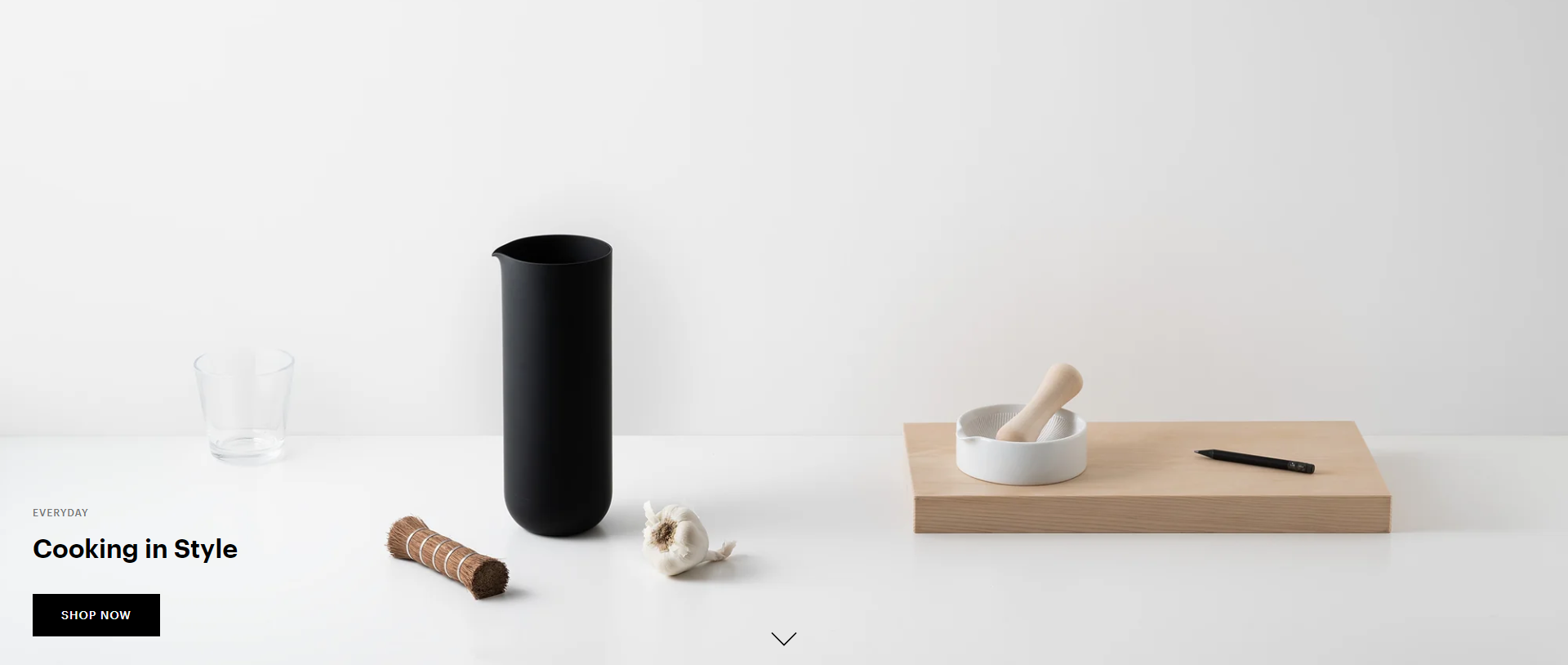 Screenshot of the Hero section