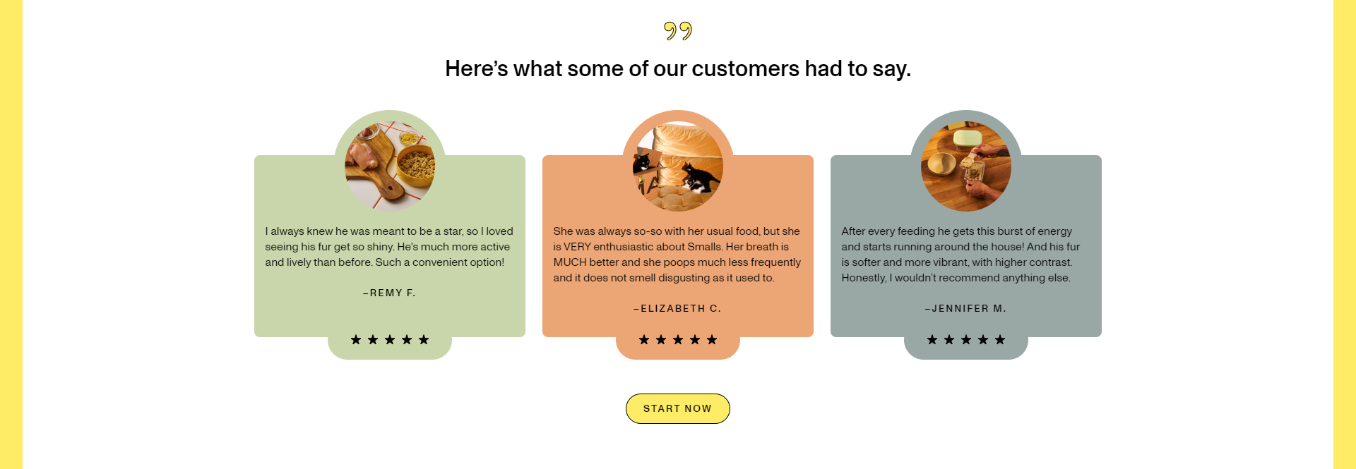 Screenshot of the Reviews section