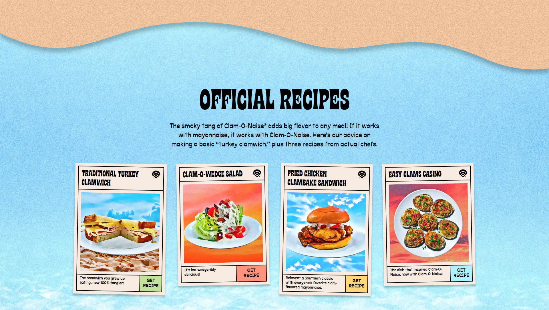Screenshot of the Article Listing section