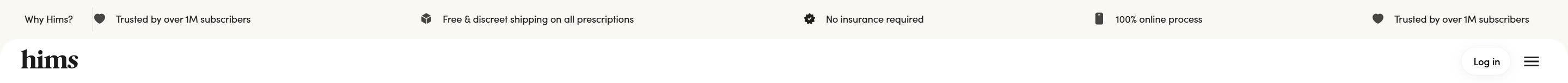 Screenshot of the Header section