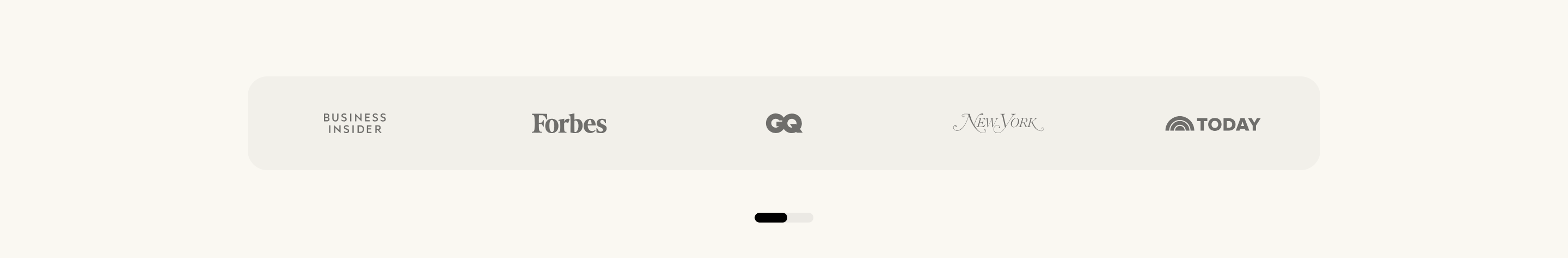 Screenshot of the Logos section