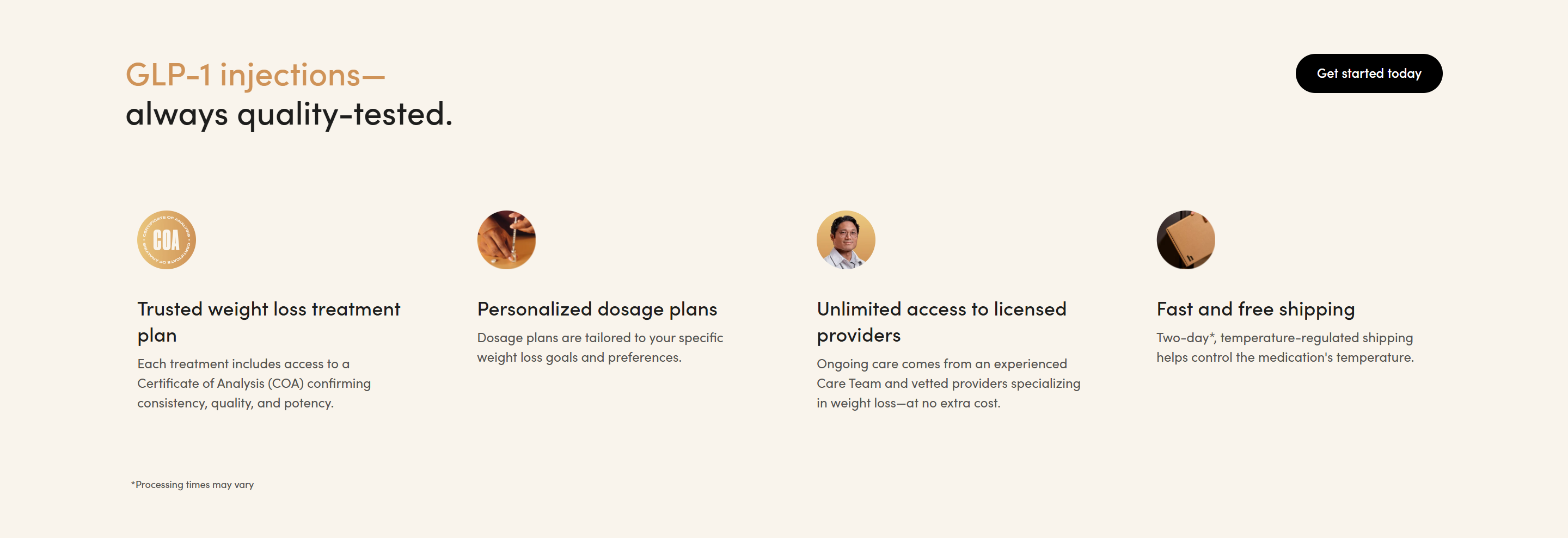 Screenshot of the Features 2 section