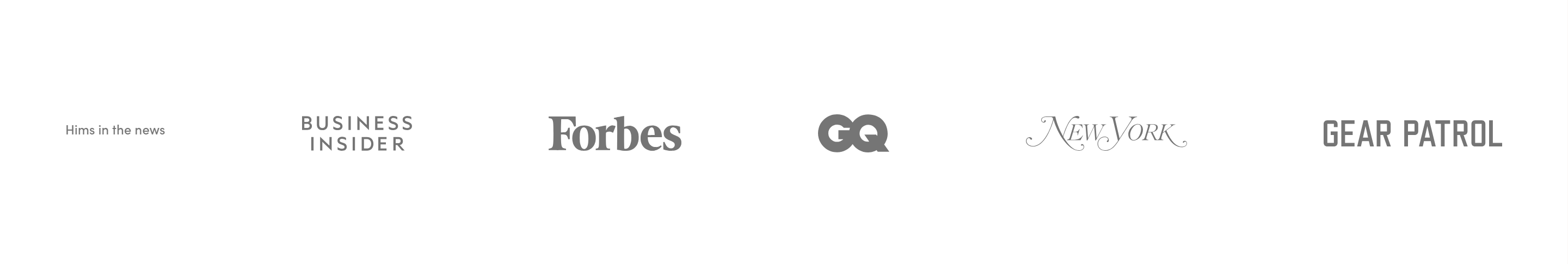 Screenshot of the Logos section