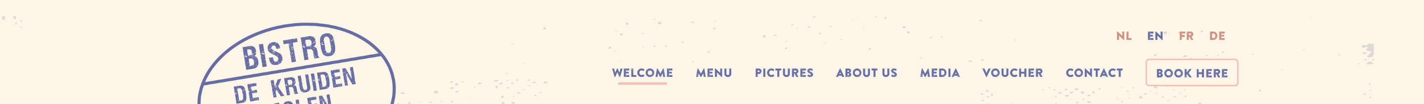 Screenshot of the Header section