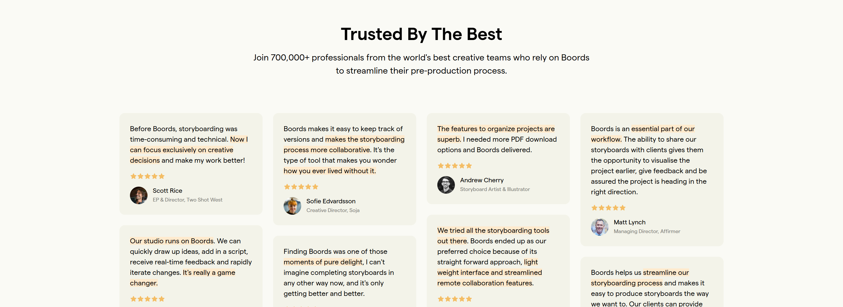 Screenshot of the Untitled section section