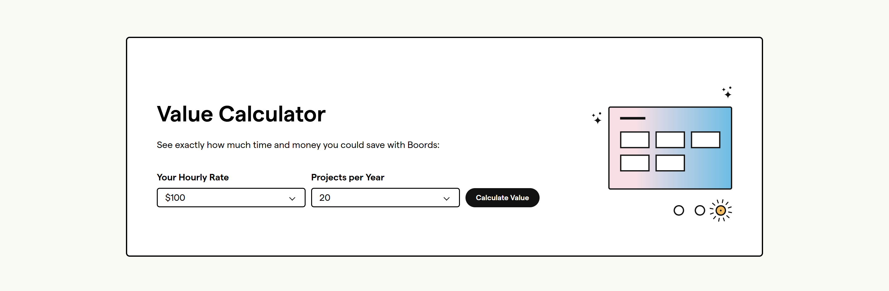 Screenshot of the Untitled section section