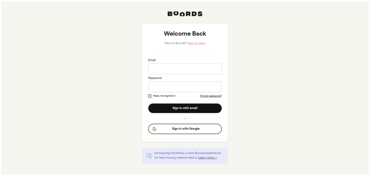 Screenshot of the Log In Form section