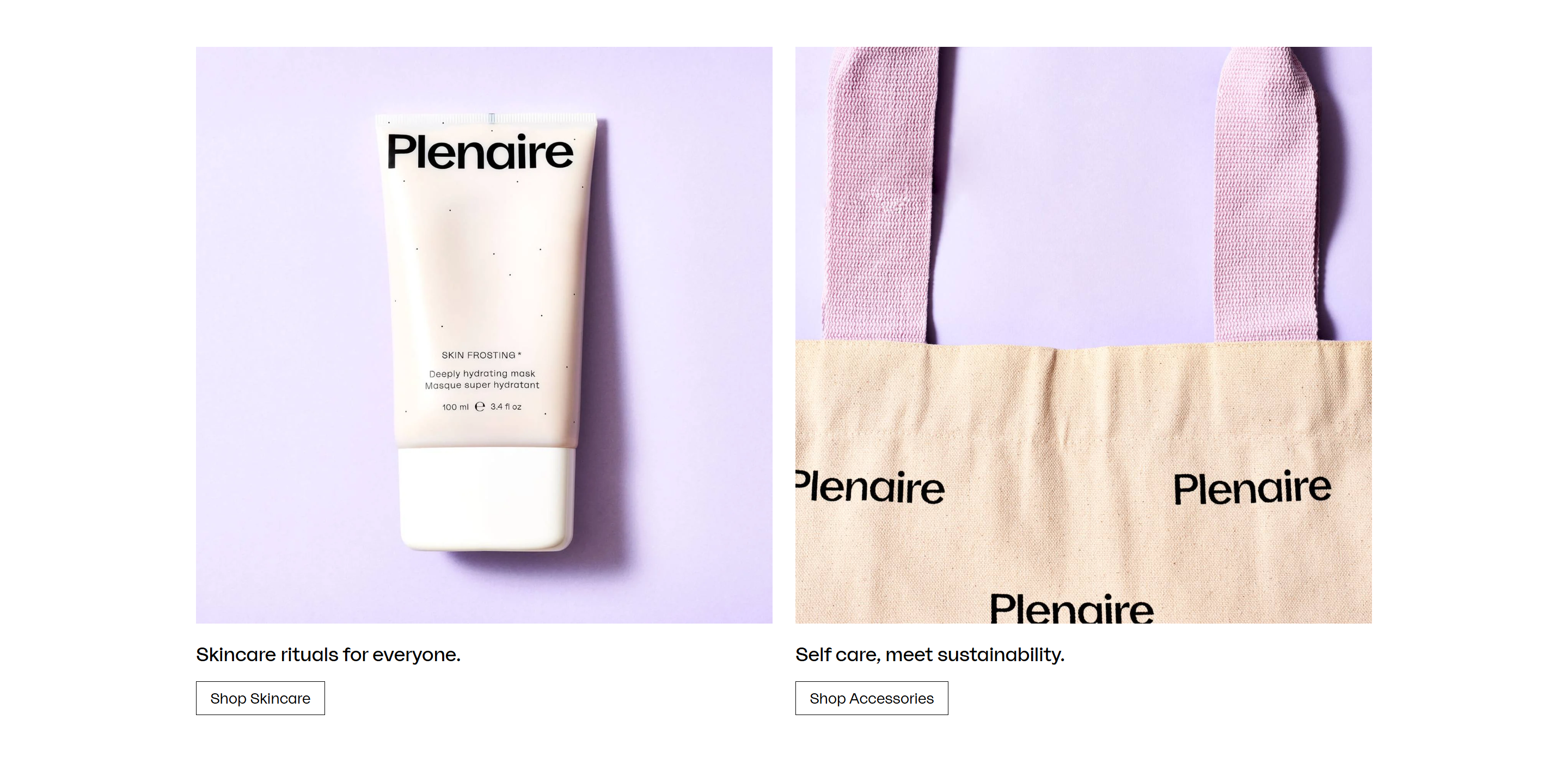 Screenshot of the Products 1 section