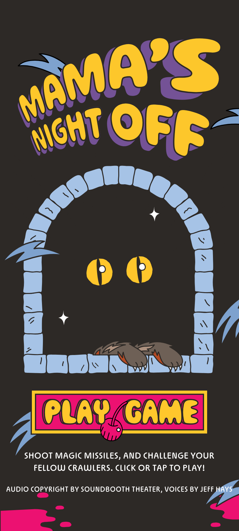 Mama's Night Off Game section from Maeve, on a phone