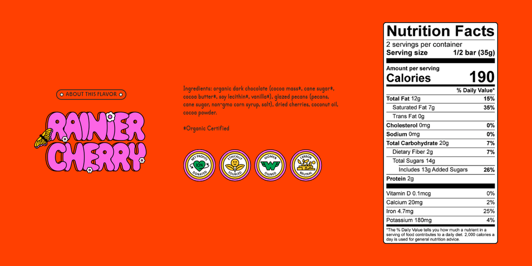 Nutrition Facts section from Maeve