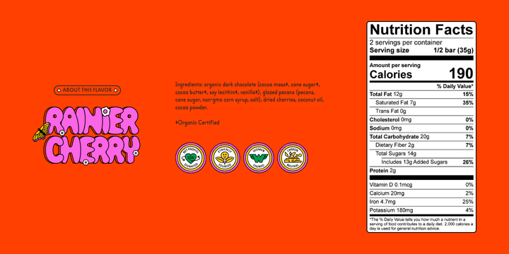 Nutrition Facts section from Maeve