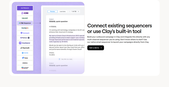 Connect Your Sequencers section from Clay