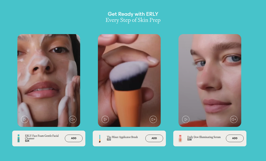 Get Ready With ERLY section from ERLY