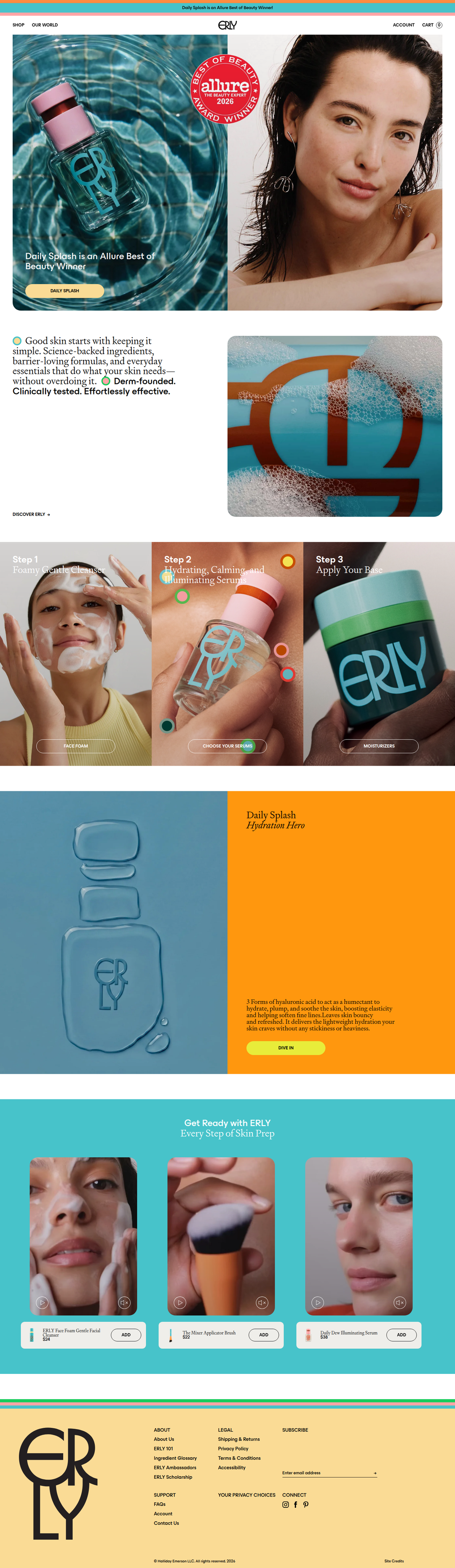 Home page of ERLY