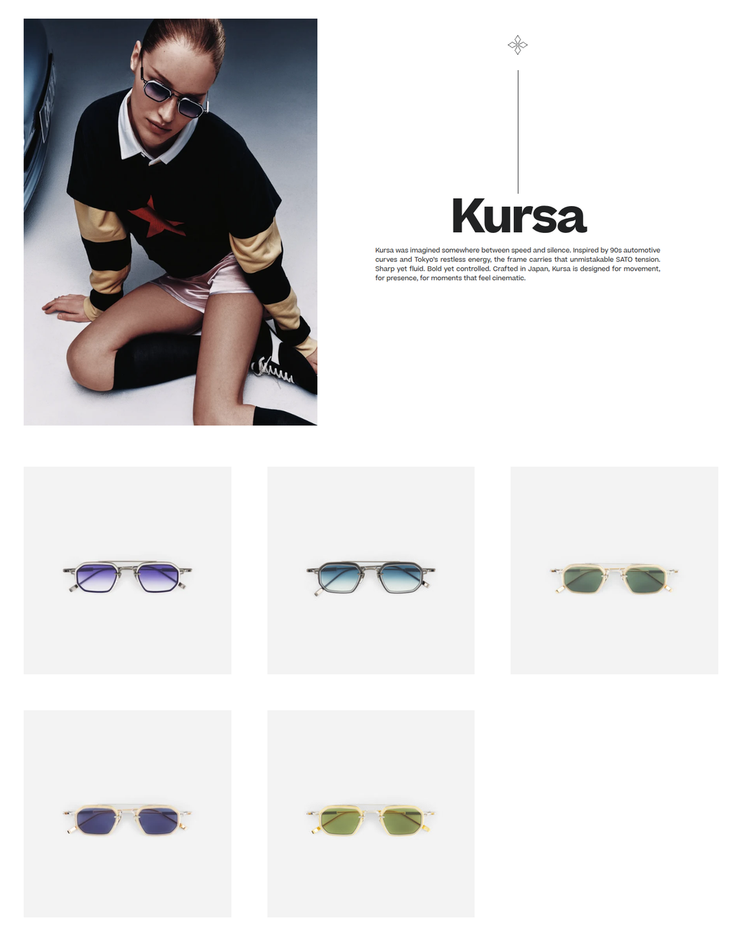 Kursa section from SATO Eyewear