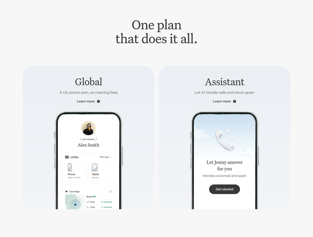 One Plan That Does It All section from Popcorn