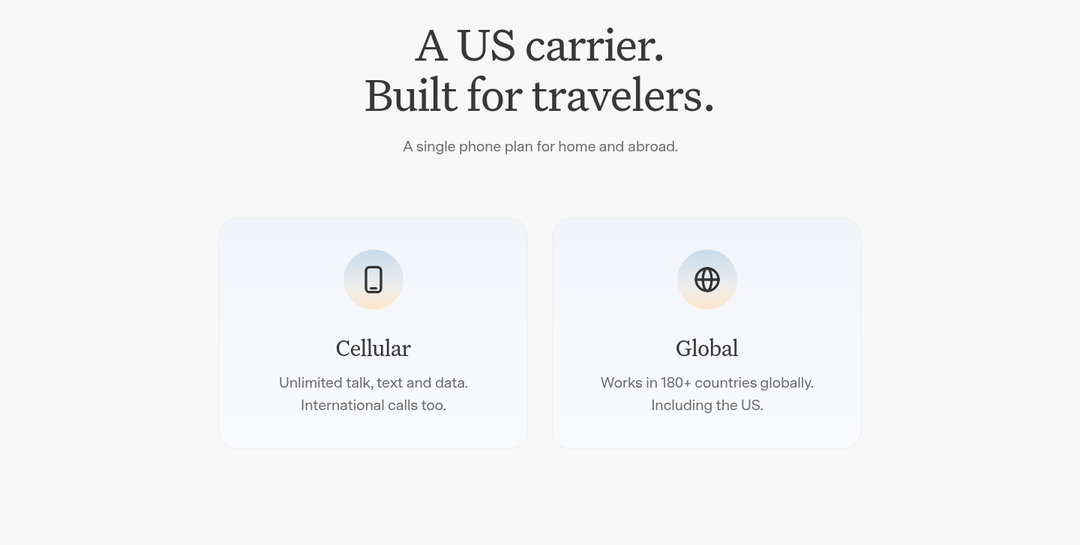 Built for Travelers section from Popcorn