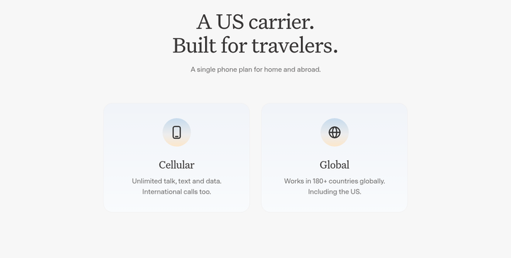 Built for Travelers section from Popcorn