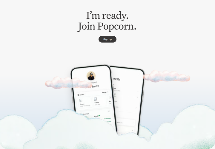 Join Popcorn section from Popcorn