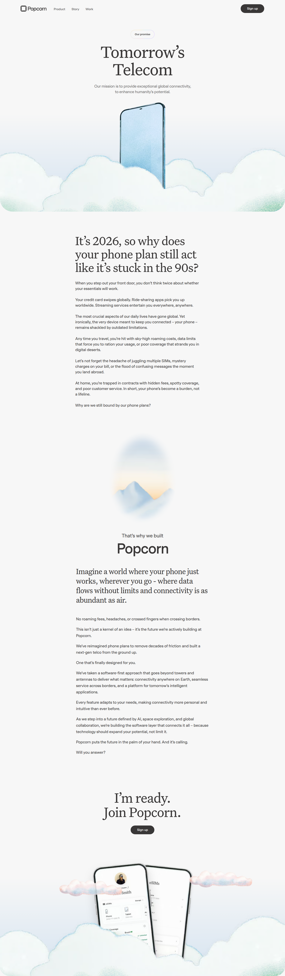 Manifesto page of Popcorn