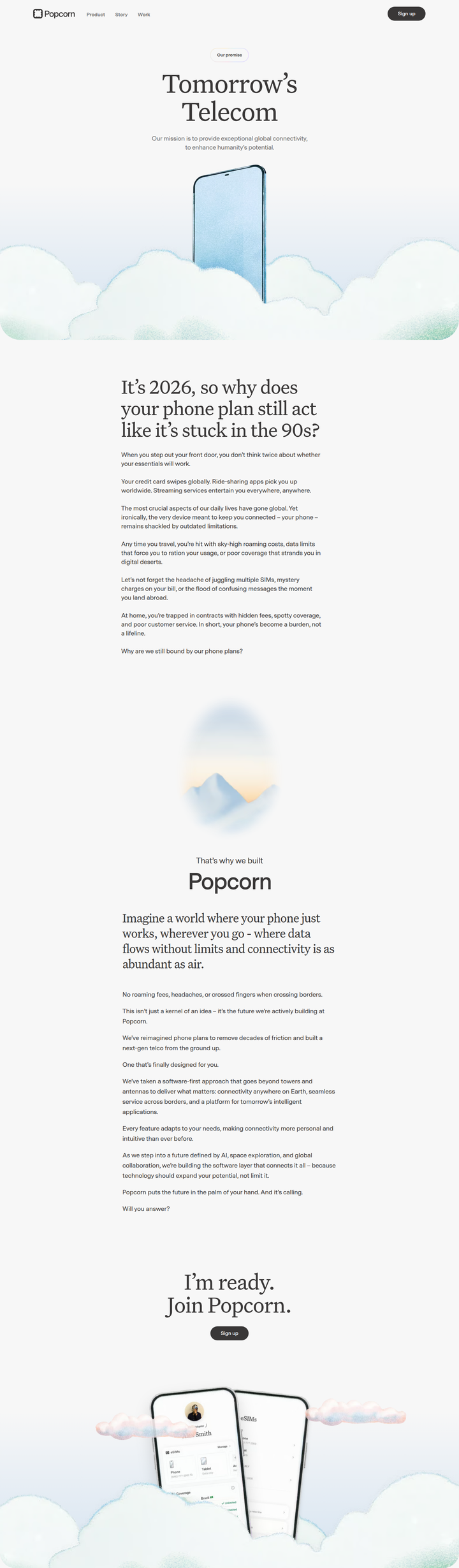 Manifesto page from Popcorn