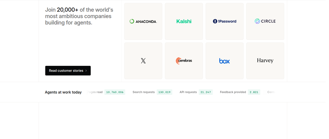 Join 20,000+ Companies section from Mintlify