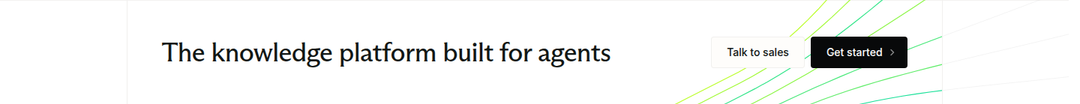 The Knowledge Platform Built for Agents section from Mintlify