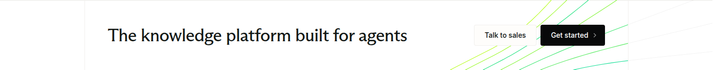 The Knowledge Platform Built for Agents section from Mintlify
