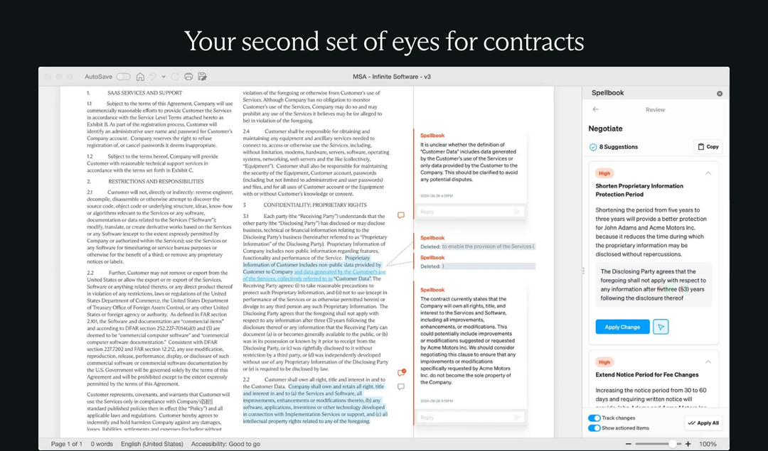 Your Second Set of Eyes section from Spellbook