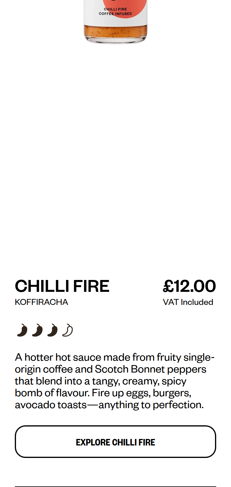 Chilli Fire section from Koffiracha, on a phone