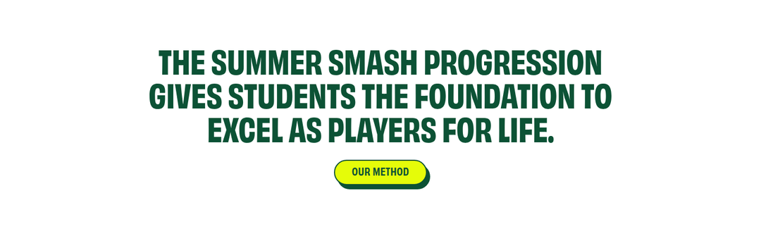 The Summer Smash Progression section from Summer Smash Tennis