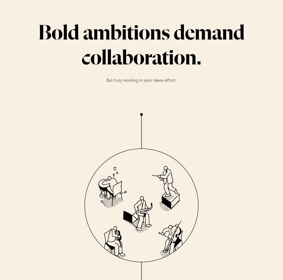 Bold Ambitions Demand Collaboration section from NOBL