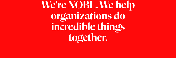 We're NOBL section from NOBL