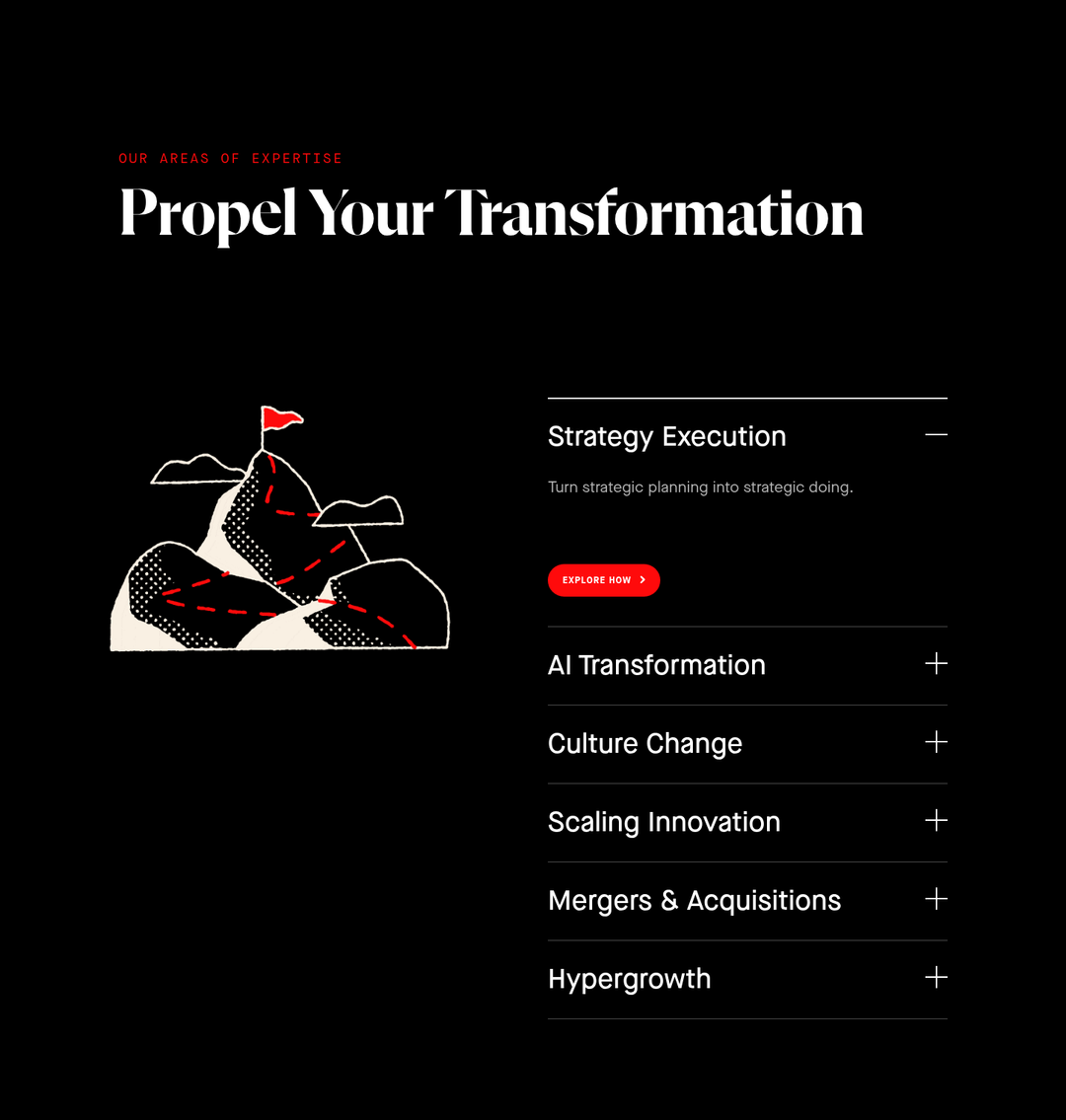 Propel Your Transformation section from NOBL