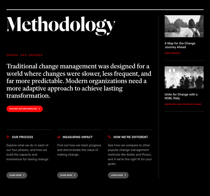 Methodology section from NOBL