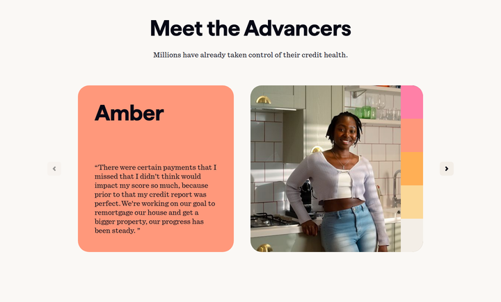 Meet the Advancers section from Checkmyfile