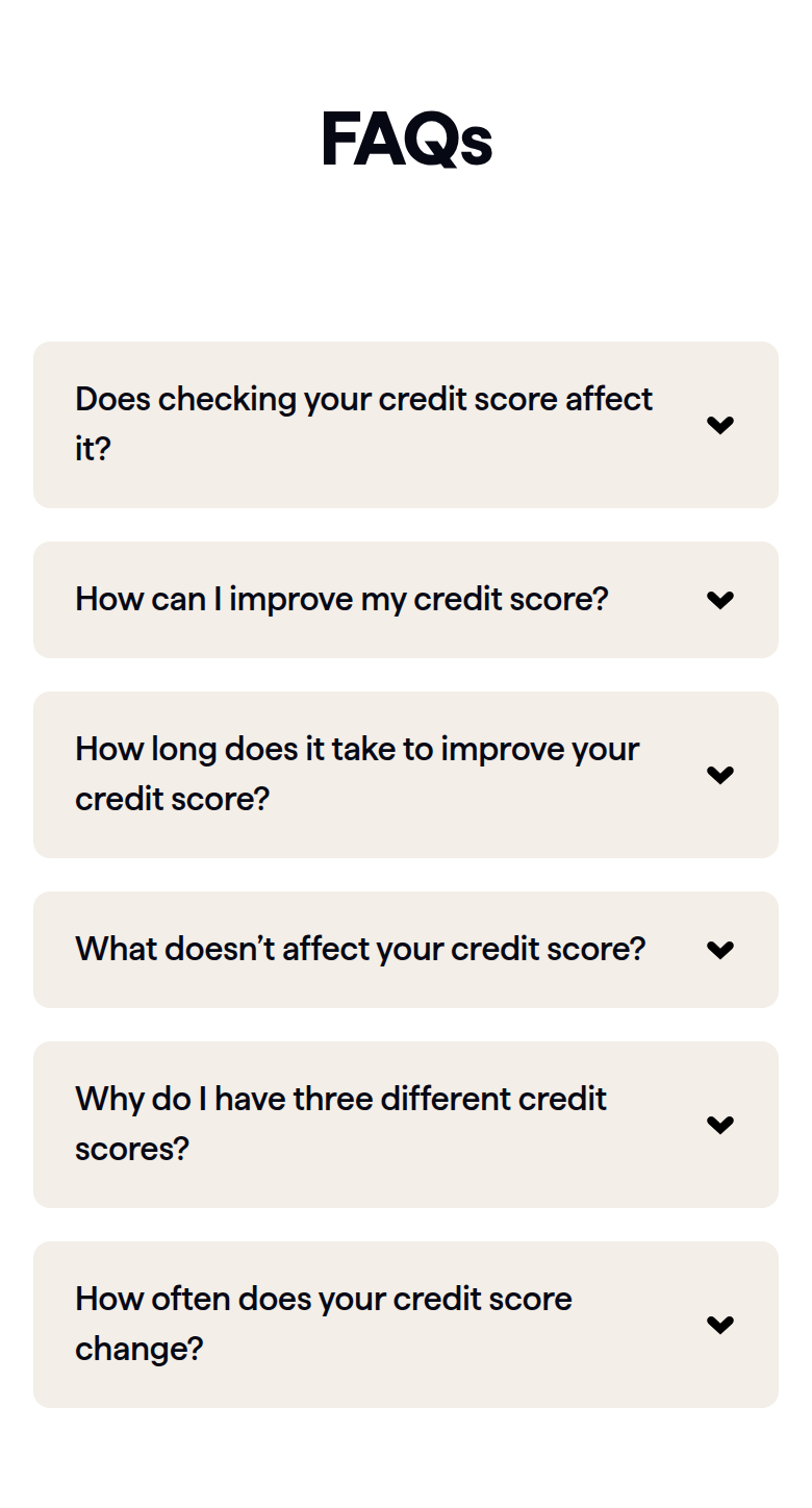 FAQs section from Checkmyfile, on a phone