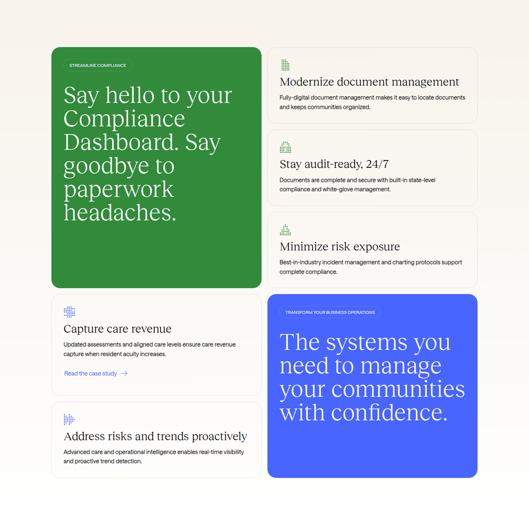 Say Hello to Your Compliance Dashboard section from August Health