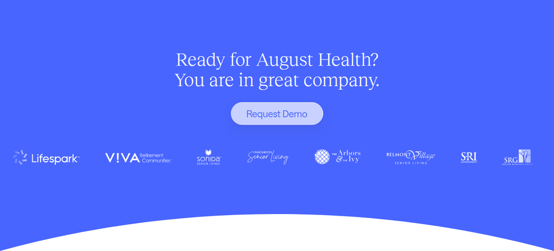 Ready for August Health? section from August Health