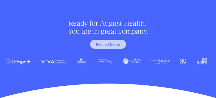 Ready for August Health? section from August Health
