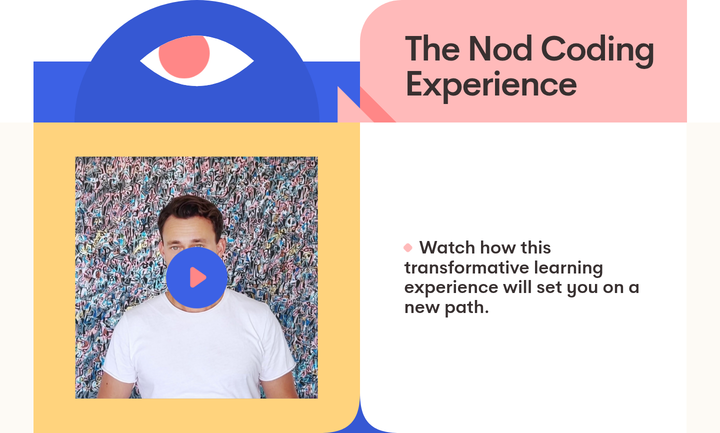 The Nod Coding Experience section from Nod Coding Bootcamp
