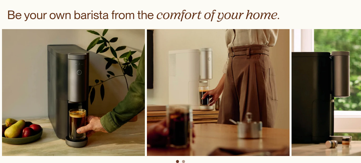 Be Your Own Barista section from Cumulus