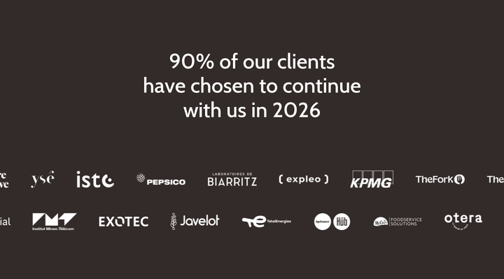 90% of Our Clients Stay With Us section from Spaag