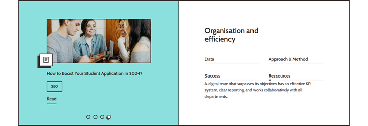 Organisation and Efficiency section from Spaag