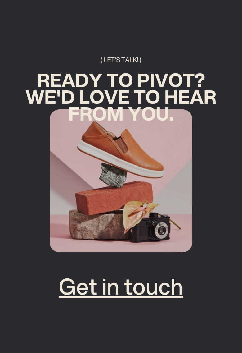 Ready to Pivot section from PIVOT, on a phone