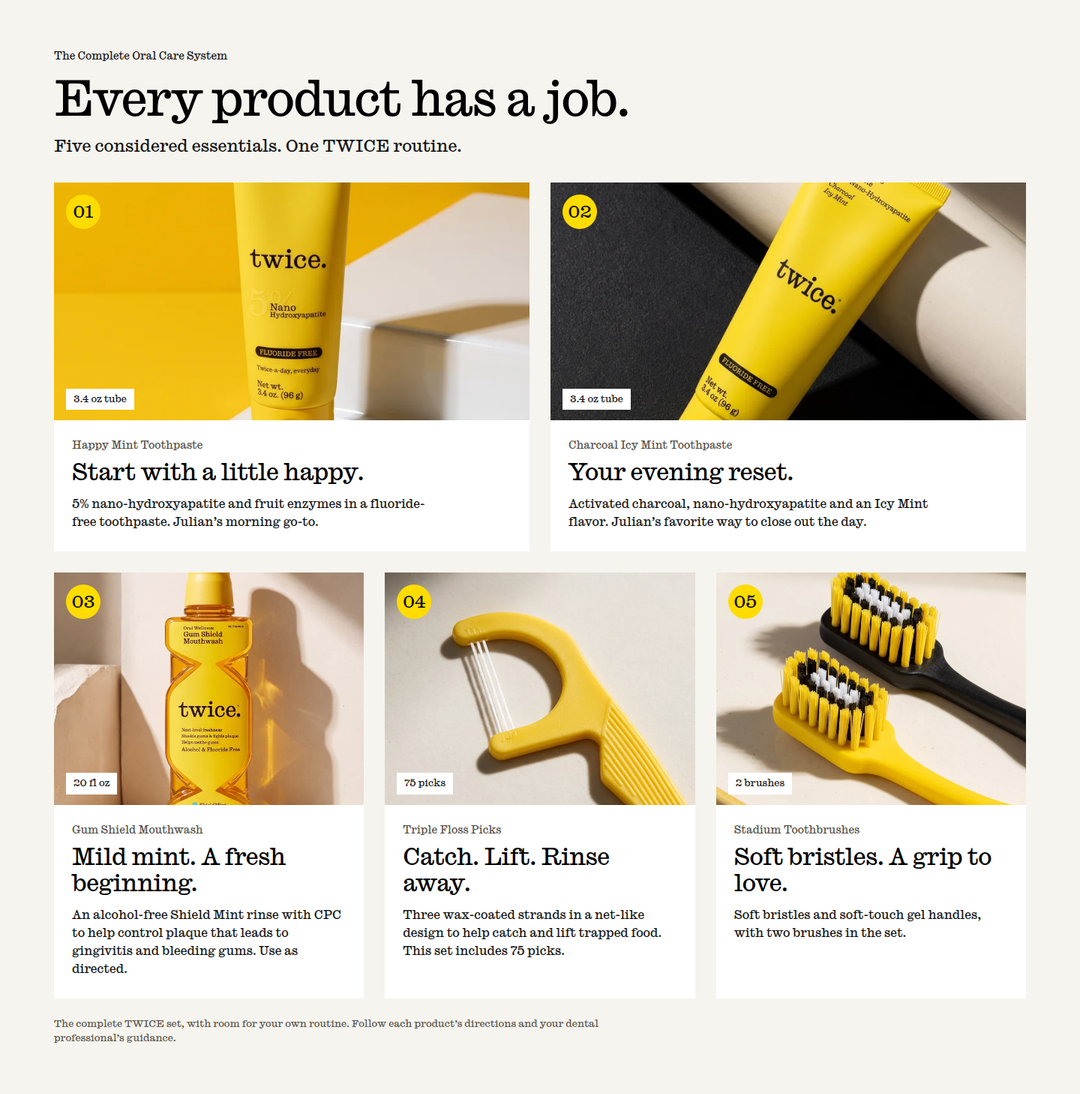 Every Product Has a Job section from Twice