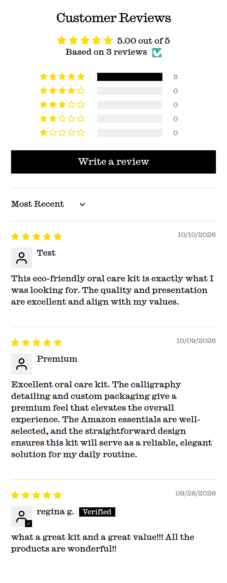 Customer Reviews section from Twice, on a phone